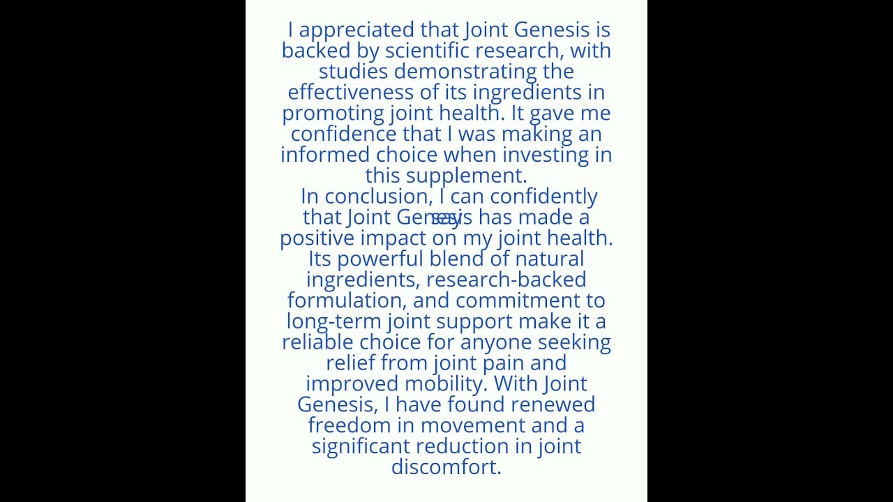 joint genesis